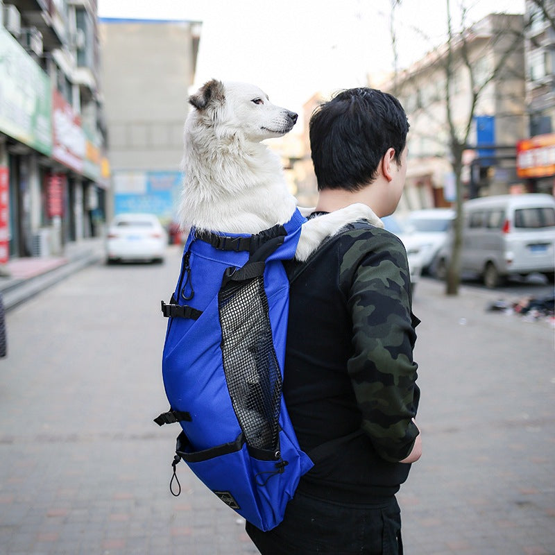 Pet Carrier Bag Carrier For Dogs, Backpack Out Double Shoulder