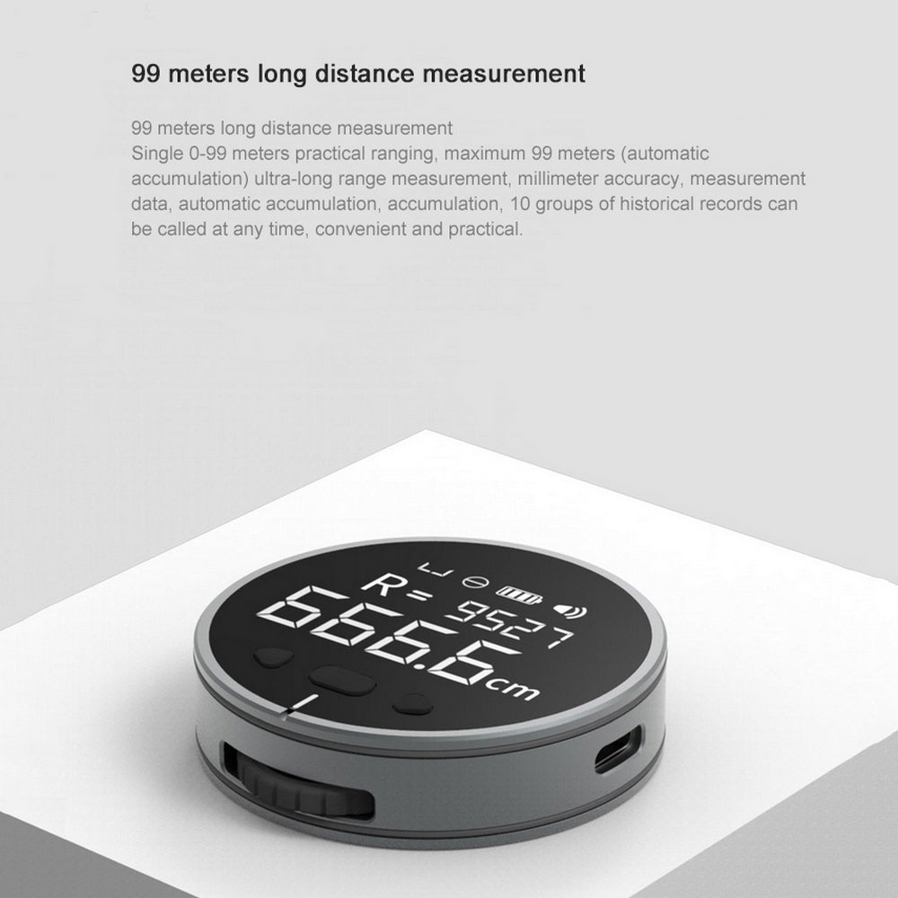 Smart Digital Rolling Ruler – Pocket Electronic Measuring Tool for DIY, Home & Crafts