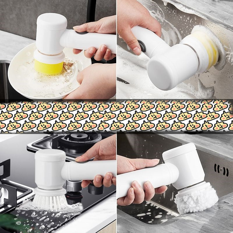Electric Scrubber Rechargeable Dishwashing Brush