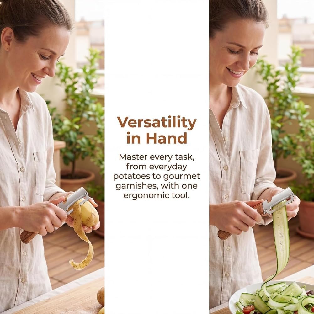 Fitnestail™ – Multi-Functional Stainless-Steel Peeler