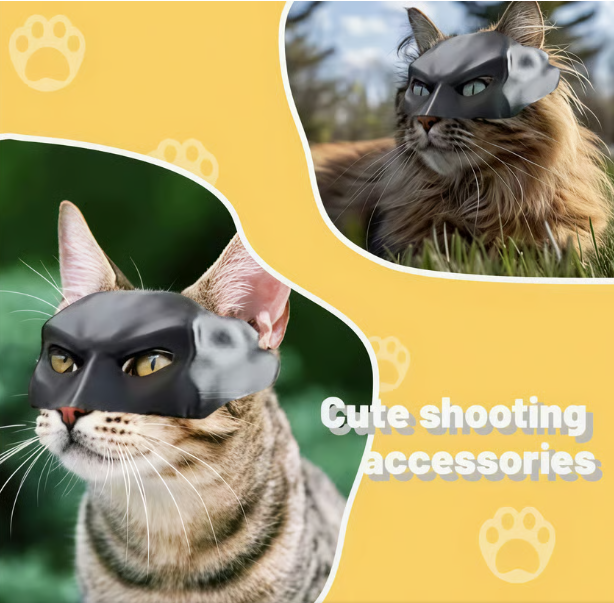 Bat Cat Mask Pet Toy