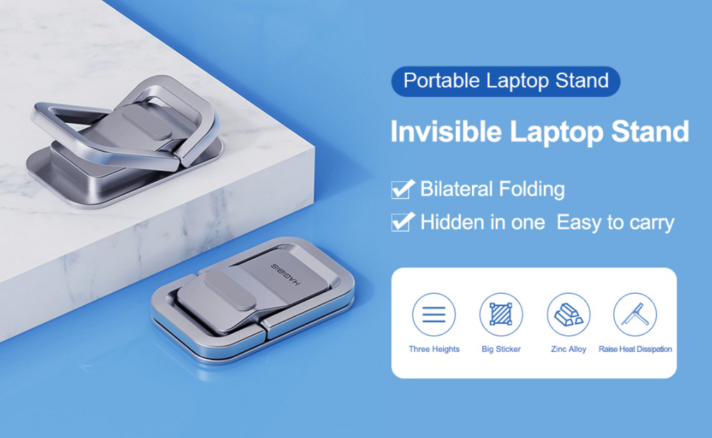 Portable Laptop & Keyboard Lift Feet