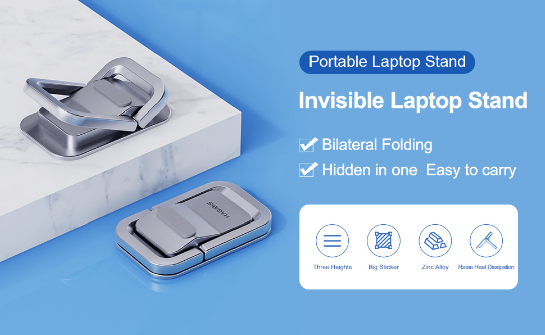 Portable Laptop & Keyboard Lift Feet