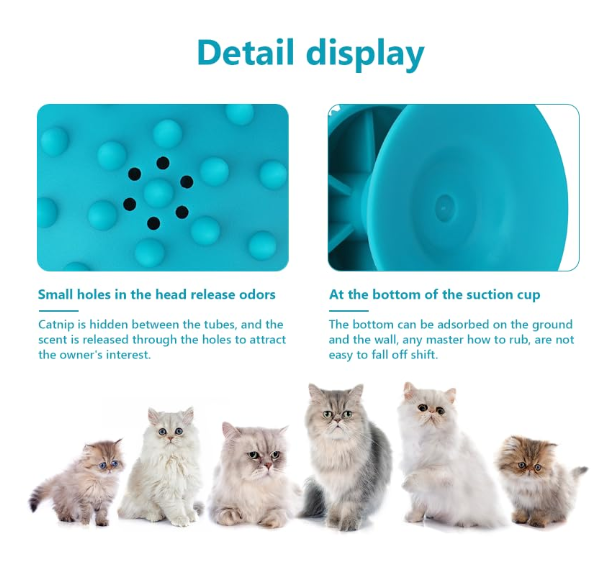 Pet Cat Sucker Rubbing Hair Massager Cat Scratching Scratching Rubbing Device