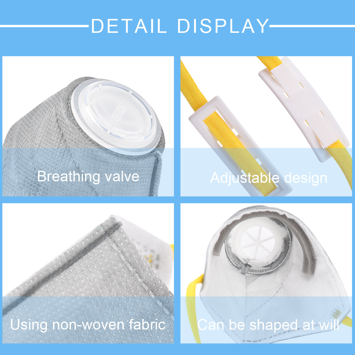 Dogs Anti-fog Haze Masks Anti Dust Gas Pollution Muzzle Dog Soft Face Cotton Mouth Mask -pack of 3