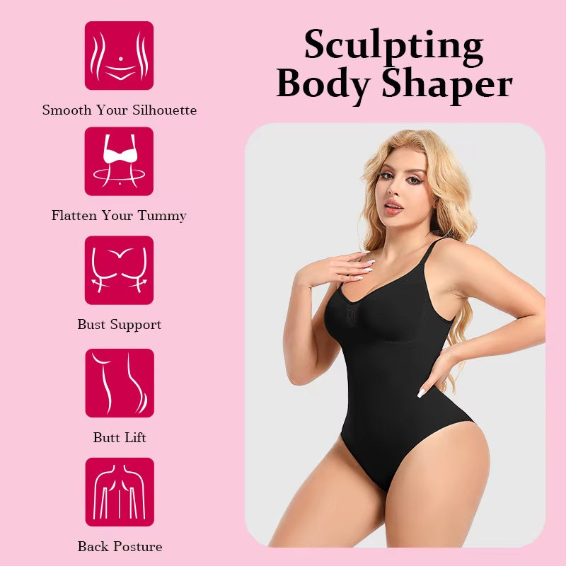 Seamless Boyshorts Shapewear Slimming Fajas Bodysuit Plus Size Faha Sculpt Body Shaper For Women Seamless Shapewear